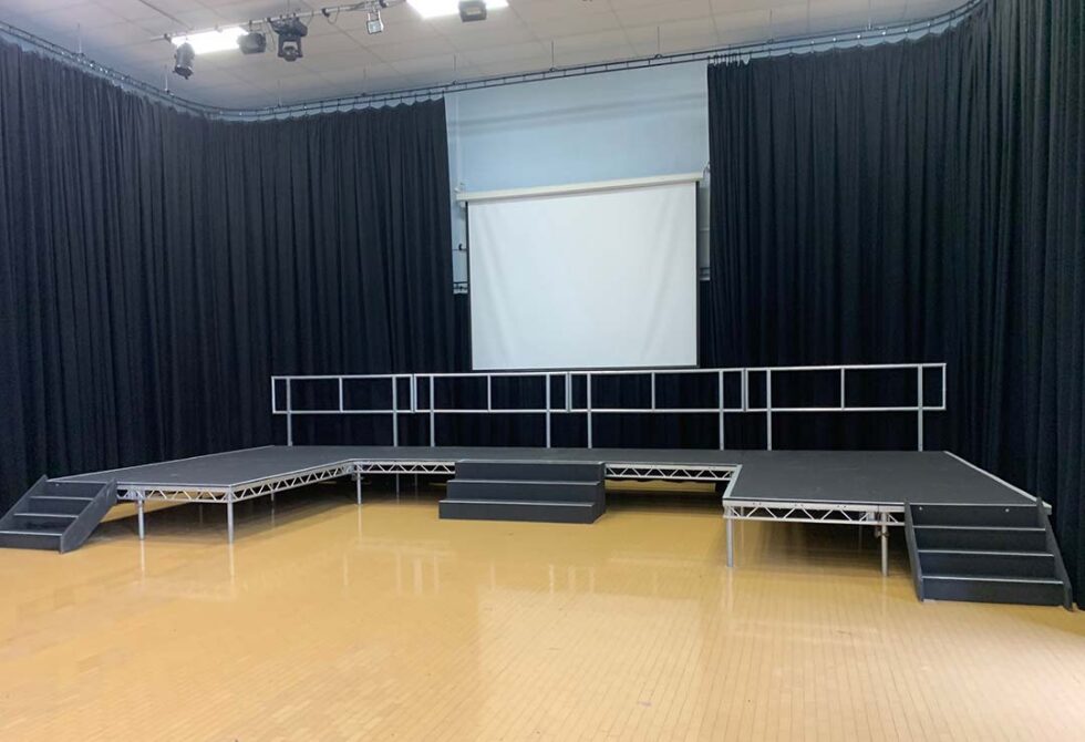 Modular performance stage for hire - Slick Scenery