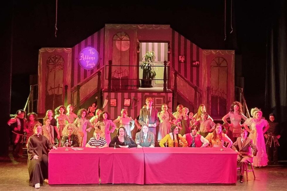 'The Addams Family' set and stage build