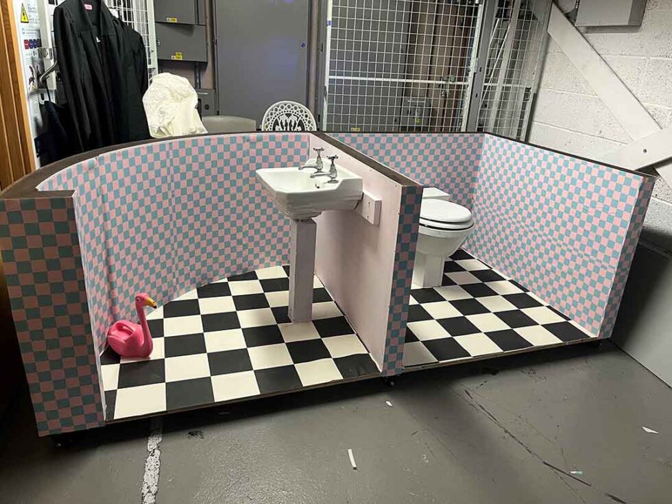Bathroom truck - Slick Scenery your stage set and prop makers